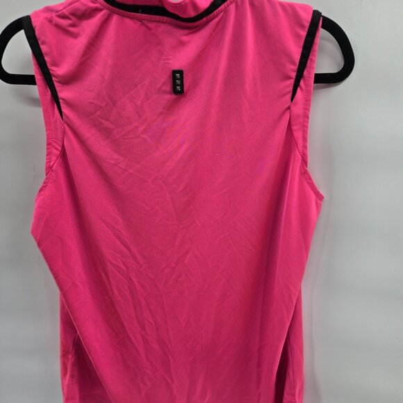 Jamie Sadock Pink Sleeveless Sporty Golf Shirt Size Large - Picture 6 of 13